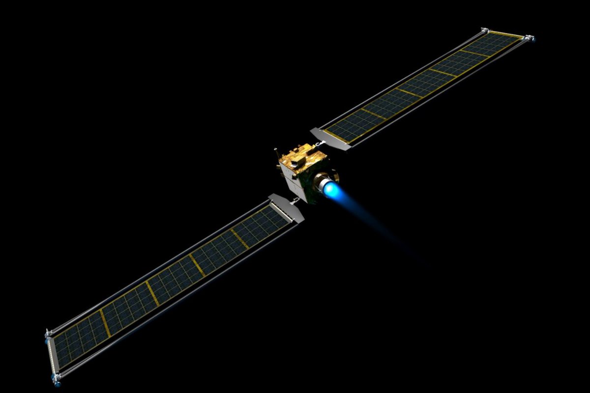 DART, dans sa configuration "de croisière". Crédits NASA