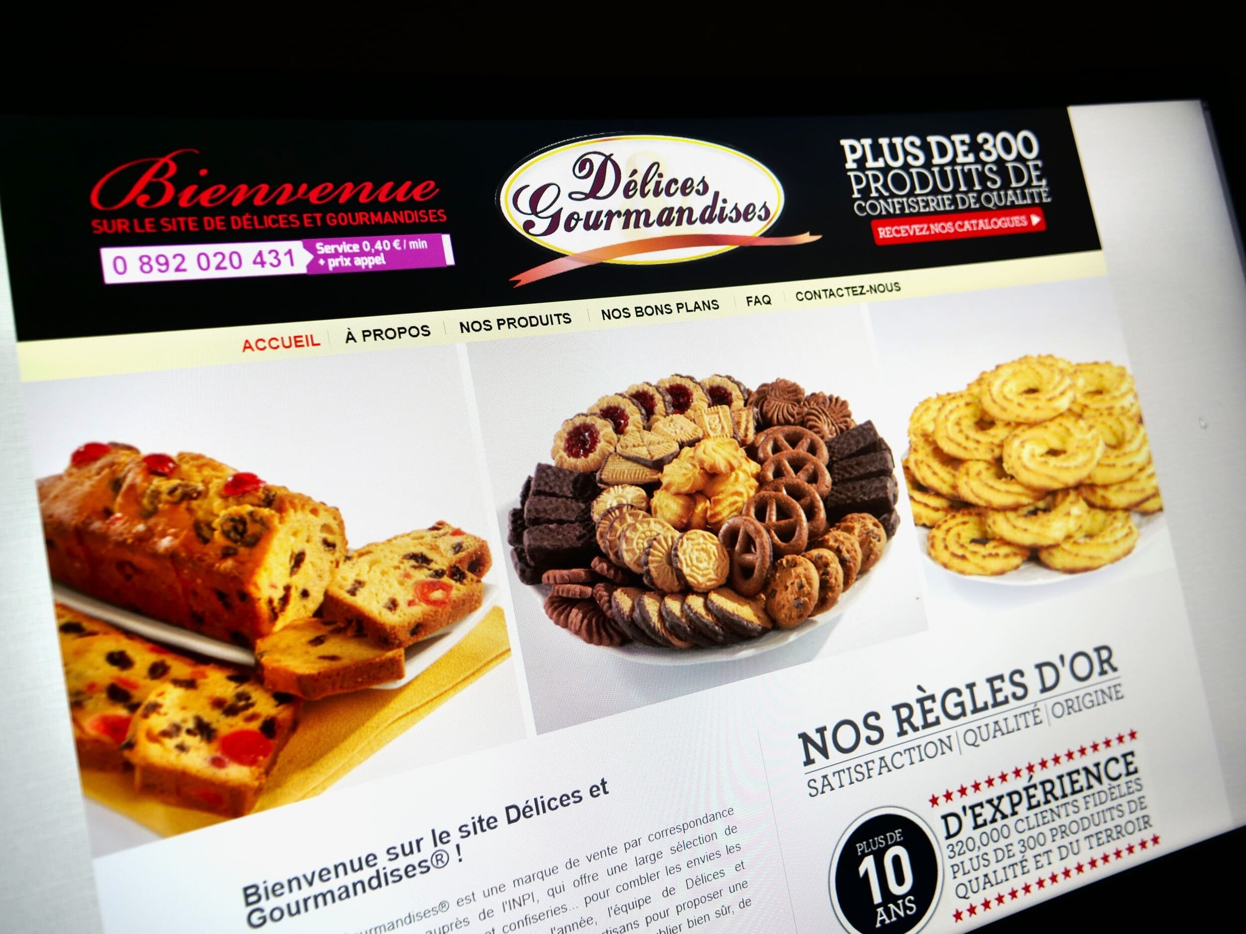 Trop gourmande en matière de démarchage téléphonique, la société derrière la marque "Délices & Gourmandses" a été sanctionnée d'une très grosse amende. © Alexandre Boero / Clubic