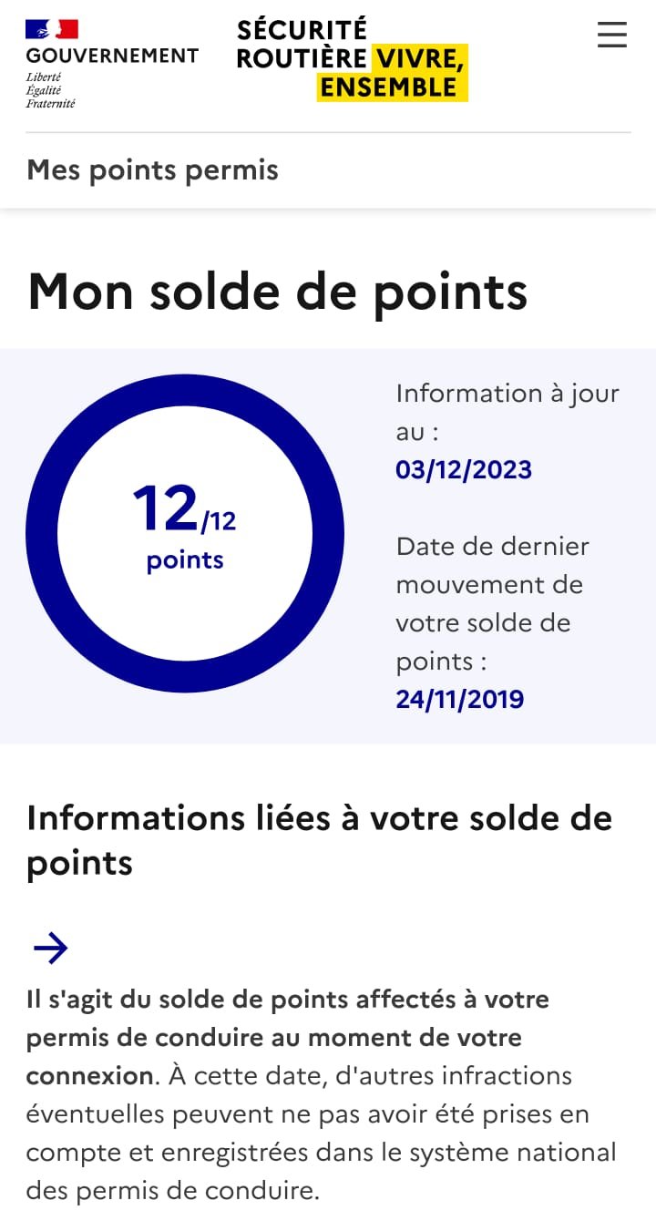 Le service indique clairement le nombre de points restants, ainsi que la date de dernier mouvement du solde © Stéphane Ficca / Clubic