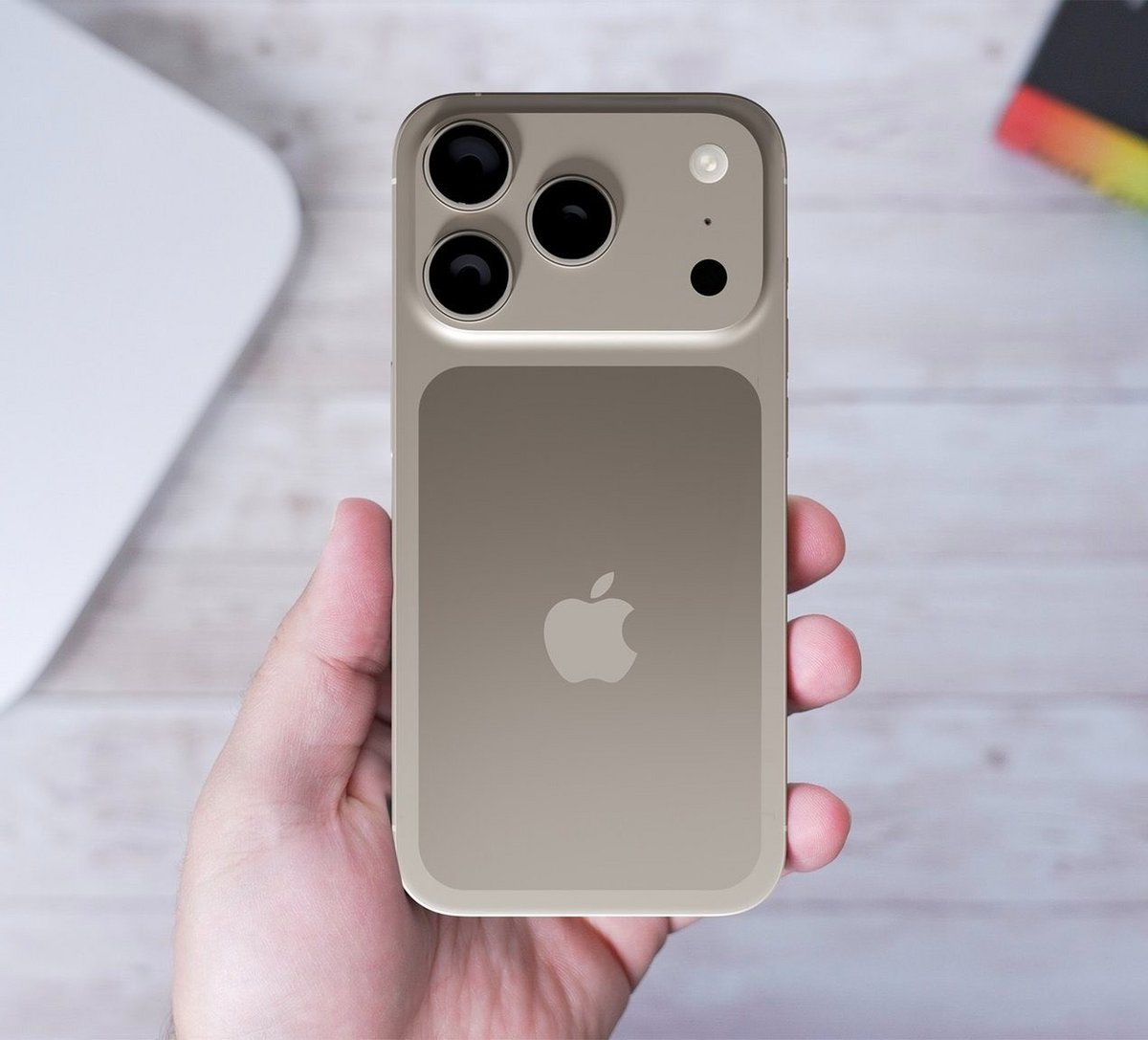 Un rendu du supposé design de l'iPhone 17 Pro Max © MacRumors