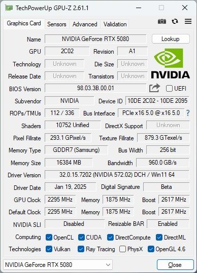 gpu-z 5080