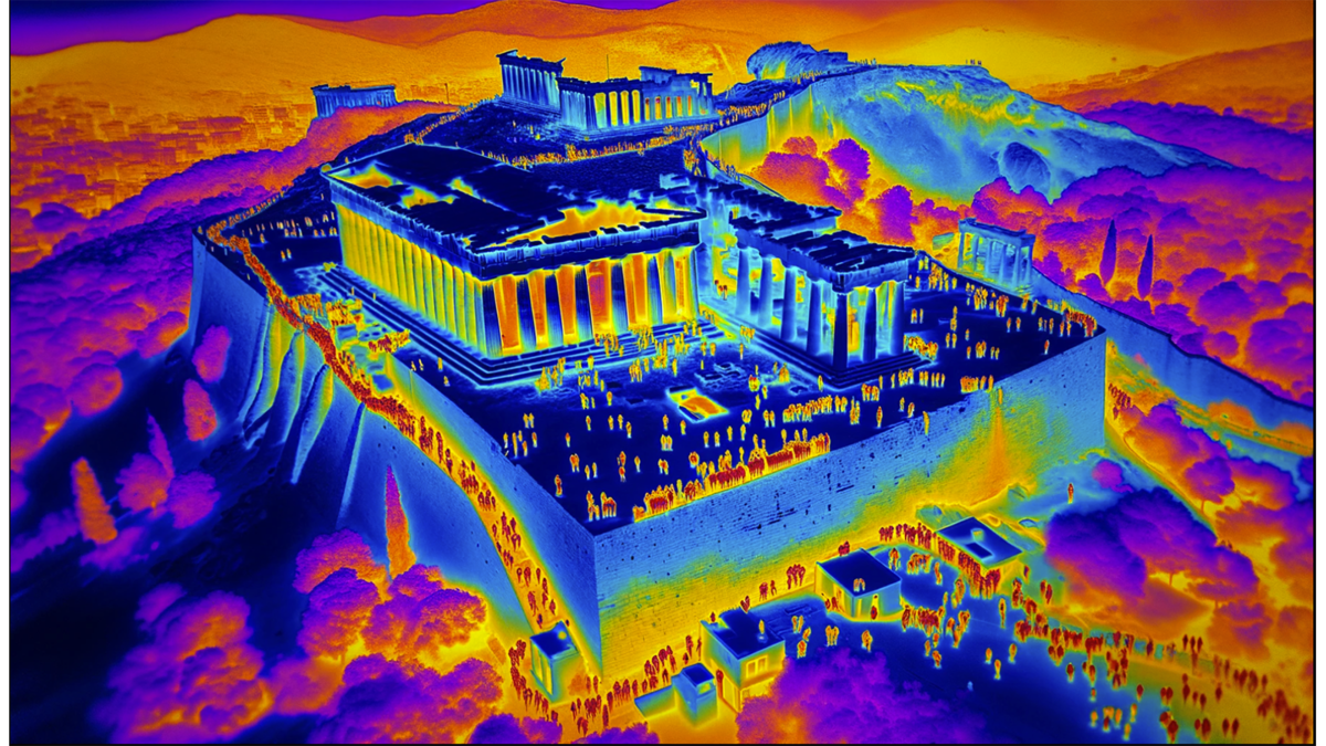 Image générée en vision thermique avec DALL·E 3 © Pascale Duc pour Clubic