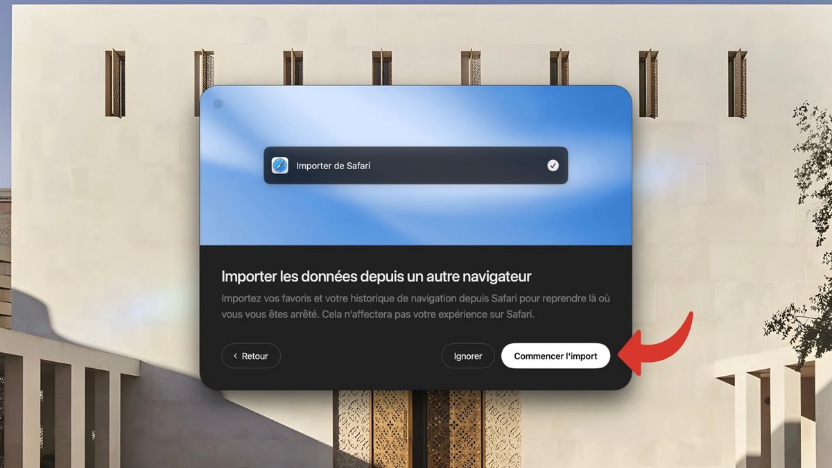 Le navigateur vous laisse le choix. © Clubic