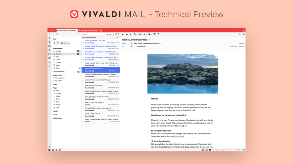 Vivaldi Mail