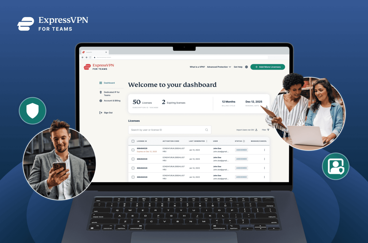 ExpressVPN lance une offre Teams et confirme le virage B2B des VPN grand public. © ExpressVPN