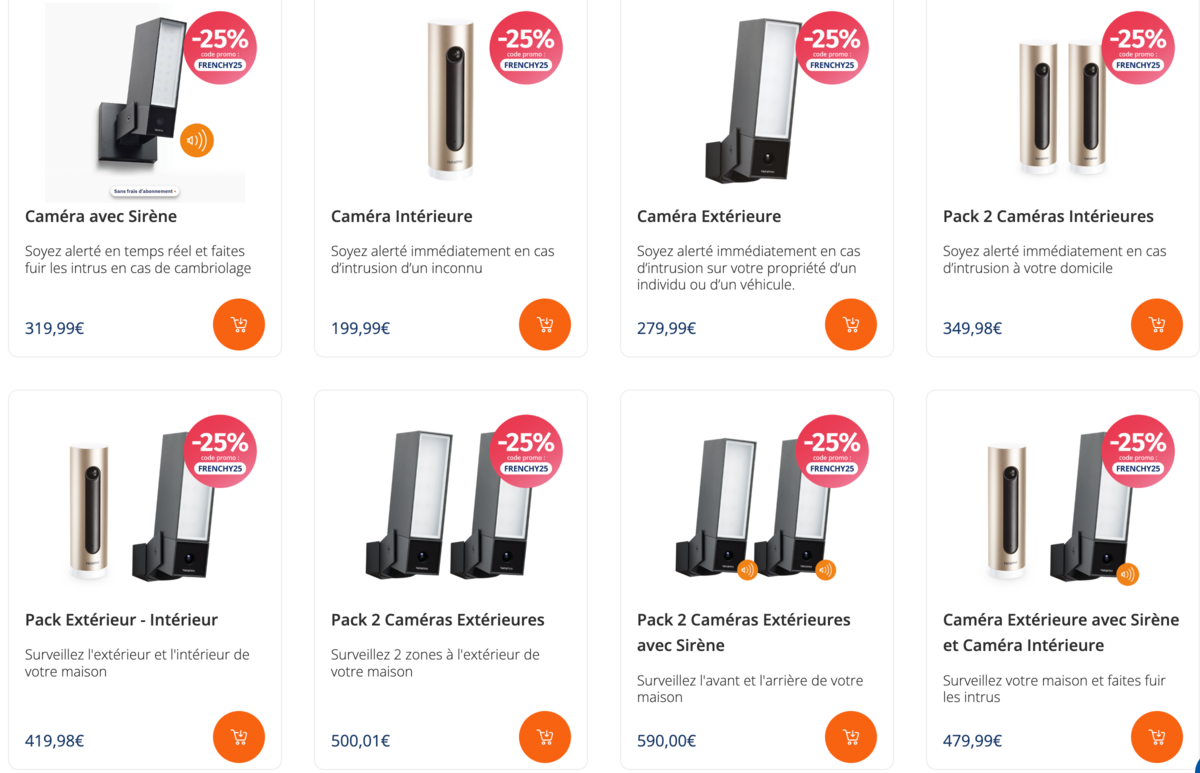 De nombreux packs disponibles © Netatmo / Legrand