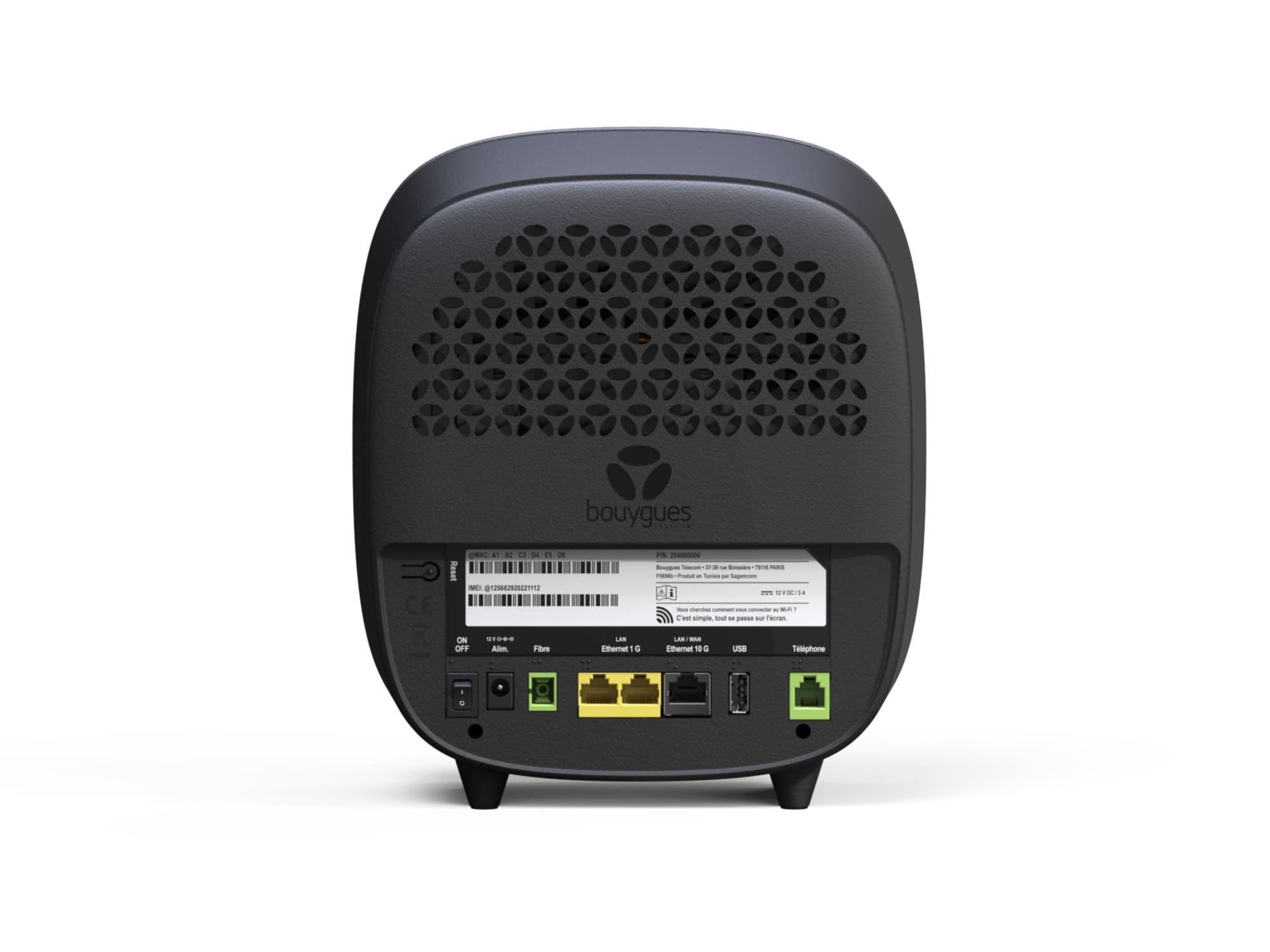 La Bbox WiFi 7, de dos © Bouygues Telecom