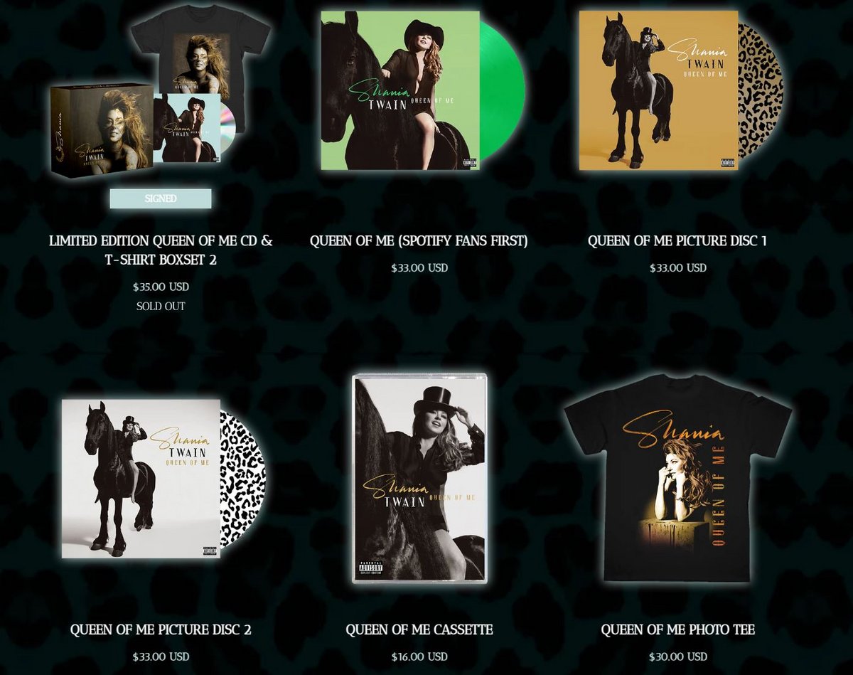 Lancé en février 2023, le nouvel album de Shania Twain est proposé au format CD, mais aussi en diverses éditions vinyles... mais aussi en K7 audio ! © Shania Twain / Def Beat