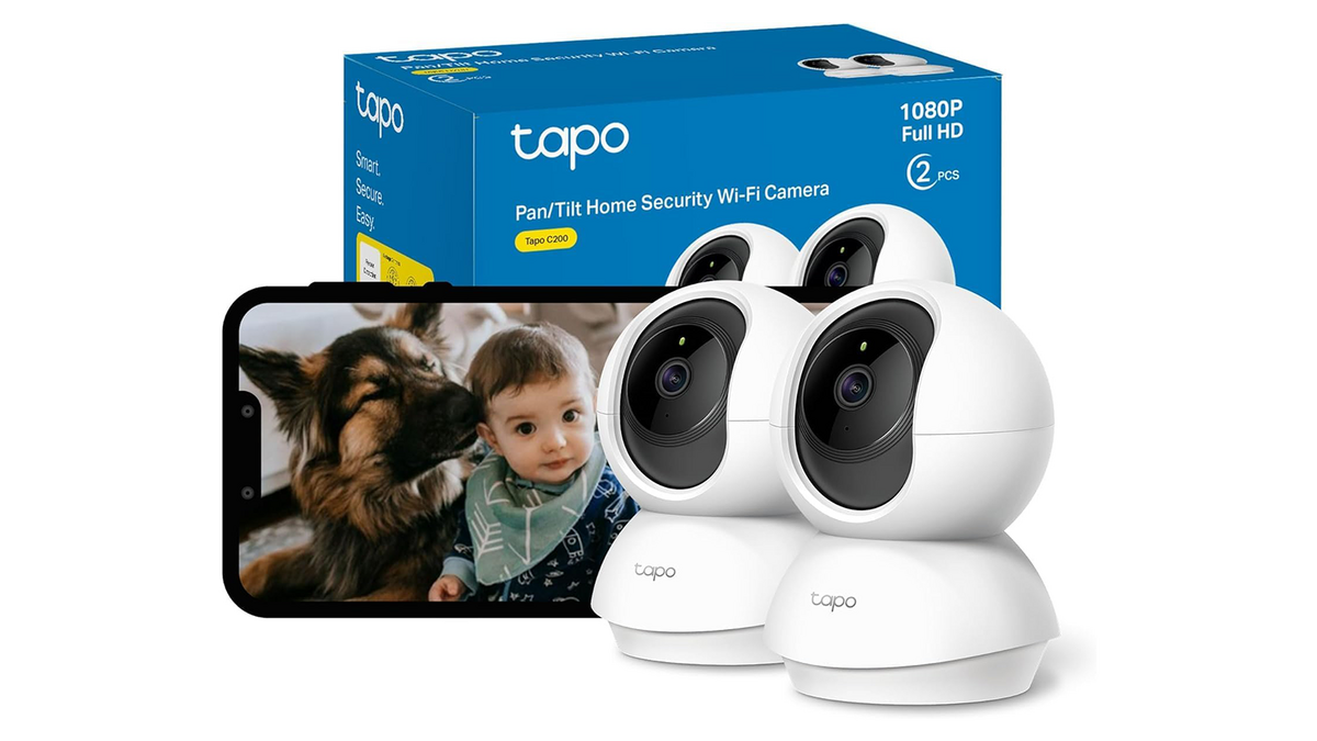 Le pack de 2 caméras connectés Tapo C200 en promo chez Amazon © TPLink