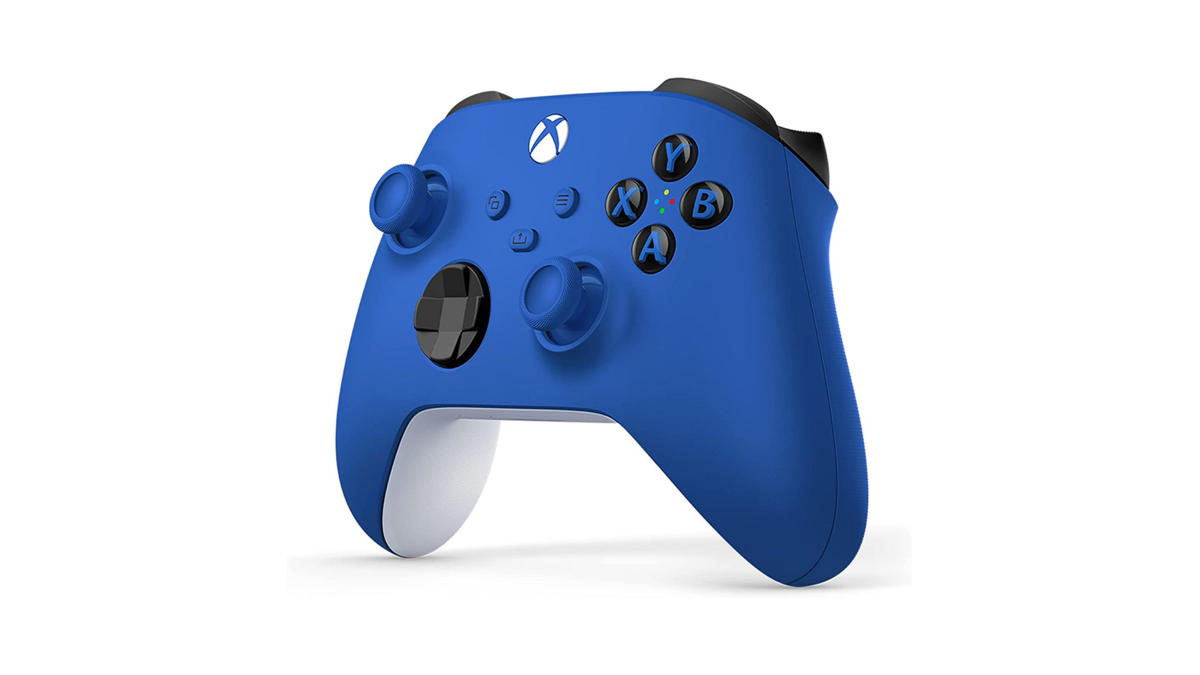 La manette Xbox Series Shock Blue