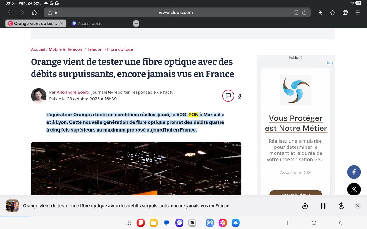 Une lecture par IA pour écouter des articles quand vous faites autre chose ©Mathieu Grumiaux pour Clubic