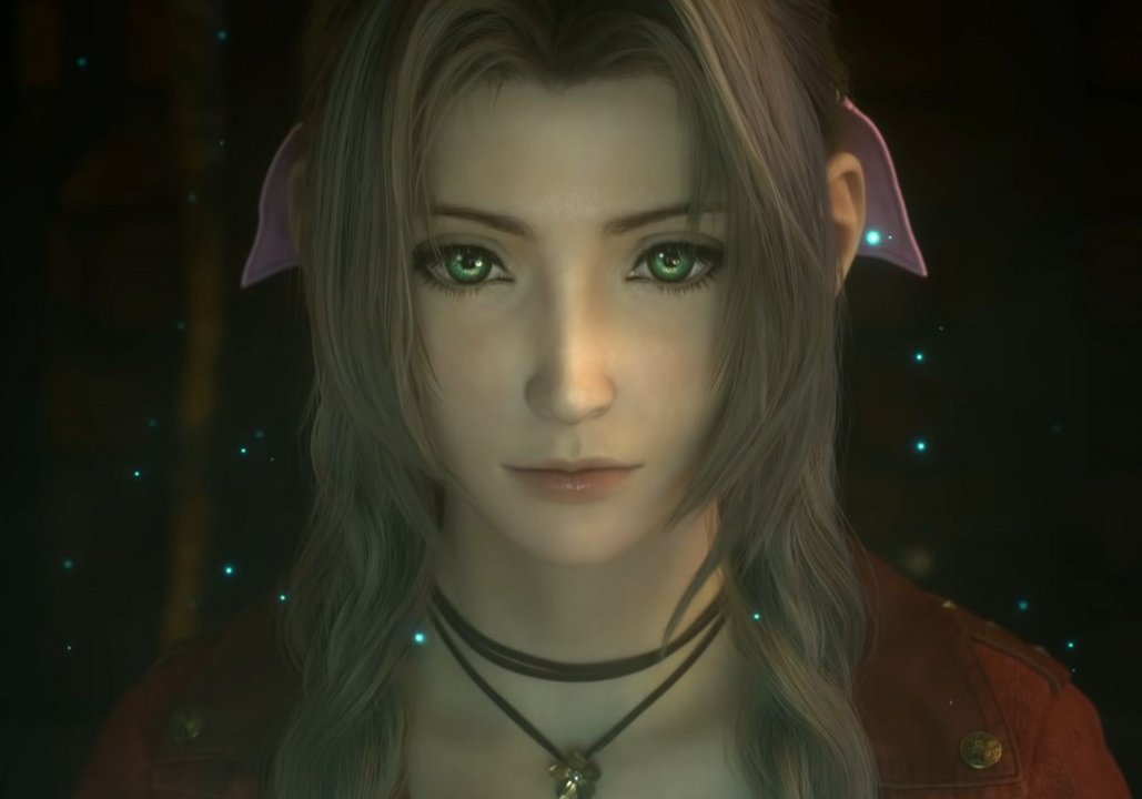 Aerith dans le Final Fantasy VII de 1997, et Aerith dans le Final Fantasy VII Remake de 2020 © Square Enix