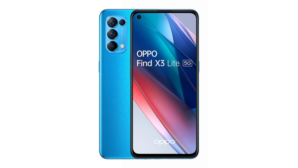 OPPO Find X3 Lite bleu