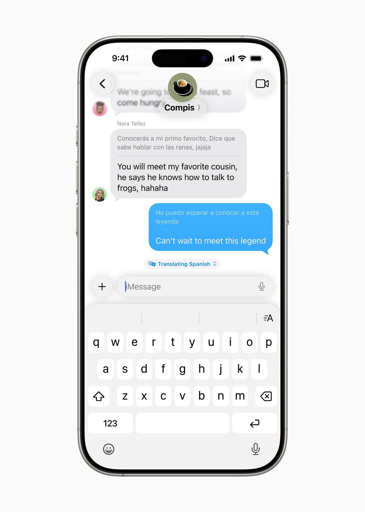 Apple Intelligence iOS 26 Trad messages