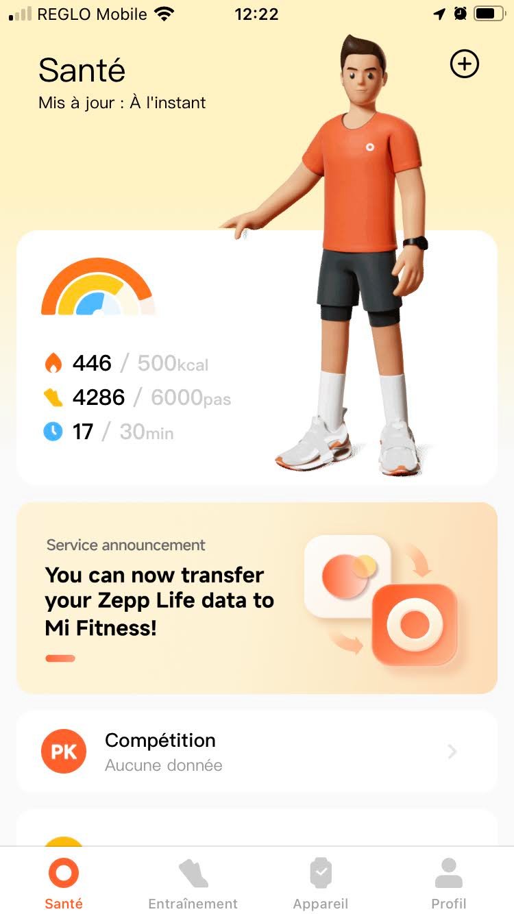 Xiaomi Smart Band 8 - Appli 1