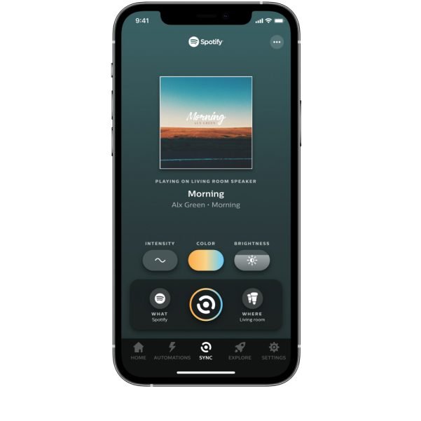 Intégration Spotify et Philips Hue