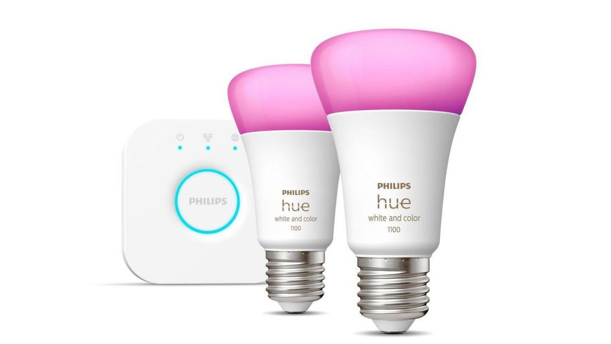 Le kit de démarrage Philips Hue White & Color Ambiance E27