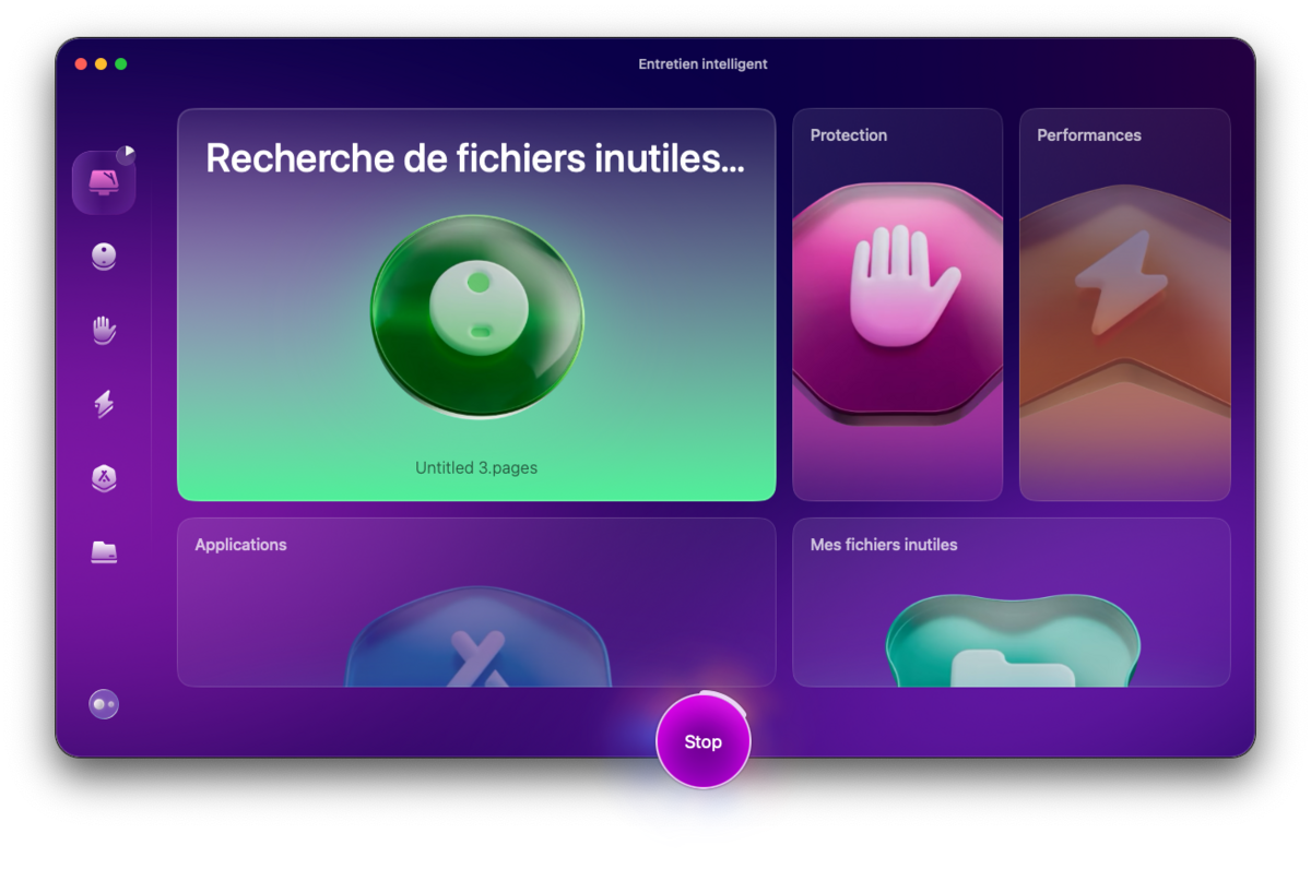 Analyse globale avec CleanMyMac