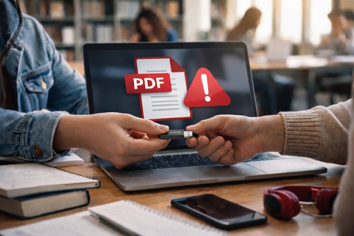 Au Danemark, échanger un simple fichier PDF pourrait finir par coûter cher. © Clubic / Gemini