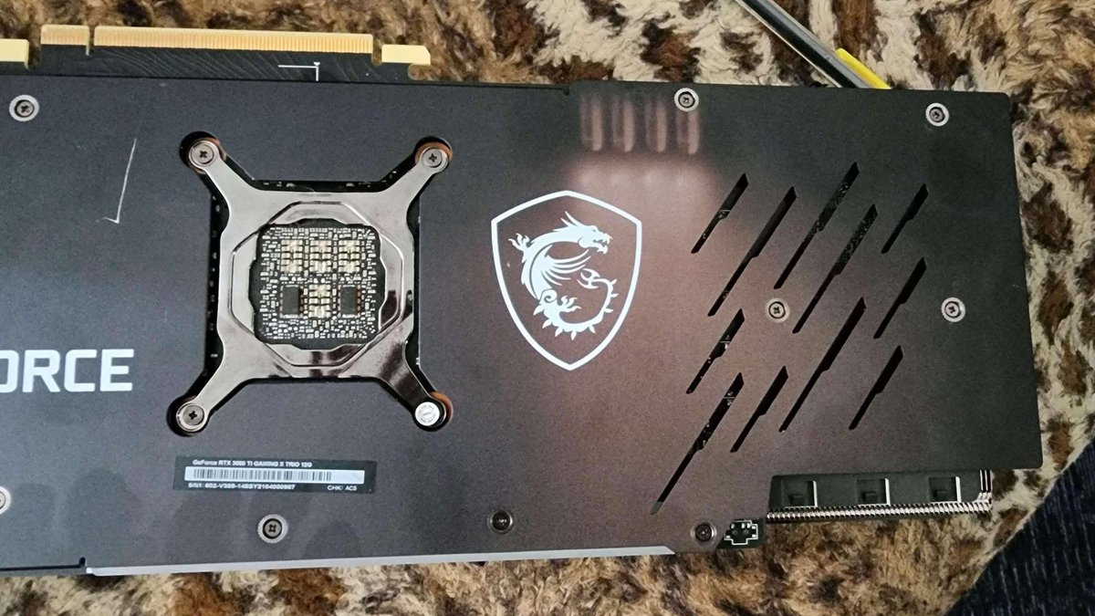  Une dégradation au niveau de la backplate © VideoCardz