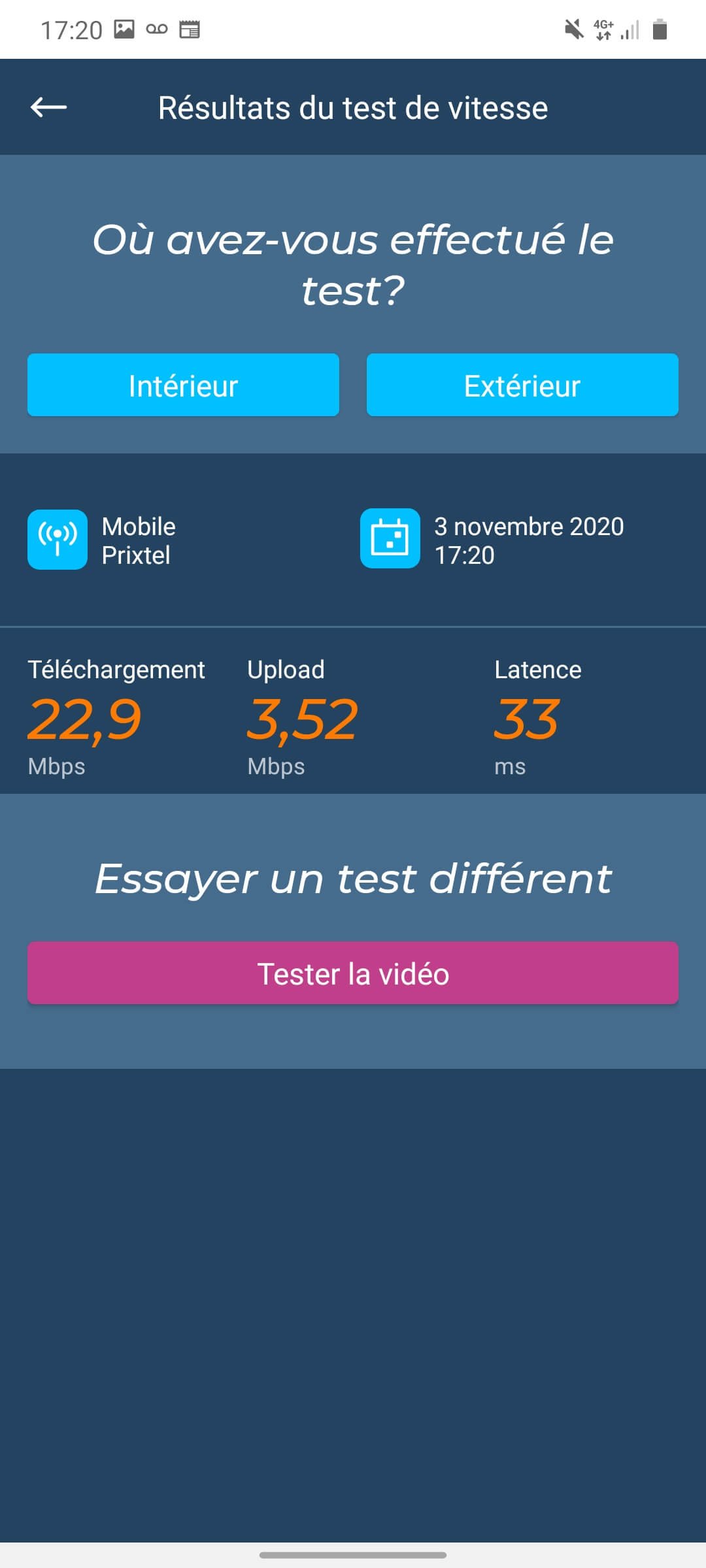 Samsung Galaxy A41 Reseau