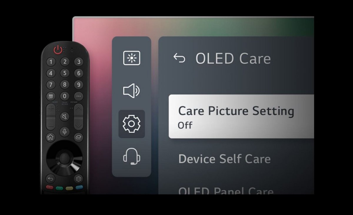 Le premier geste pour protéger son écran OLED consiste à bien laisser actives toutes les options de protection et à ne pas débrancher son téléviseur © LG