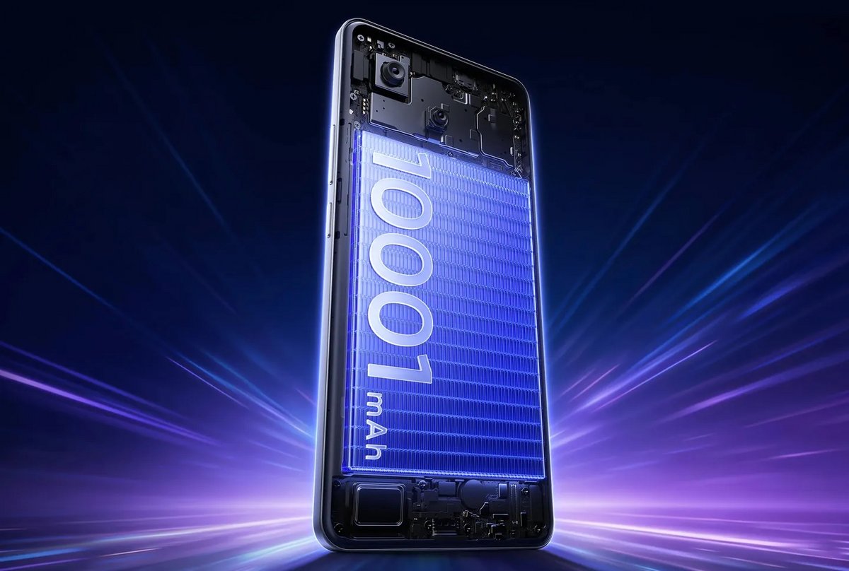 Le Realme P4 Power, et sa batterie de plus de 10 000 mAh ©realme