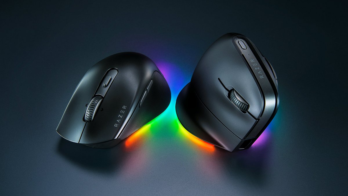 Deux modèles de Pro Click V2 existent : classique ou verticale. ©Razer