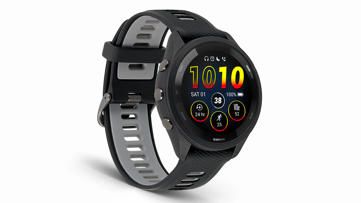 La Garmin Forerunner 265 Music affiche un bel écran AMOLED