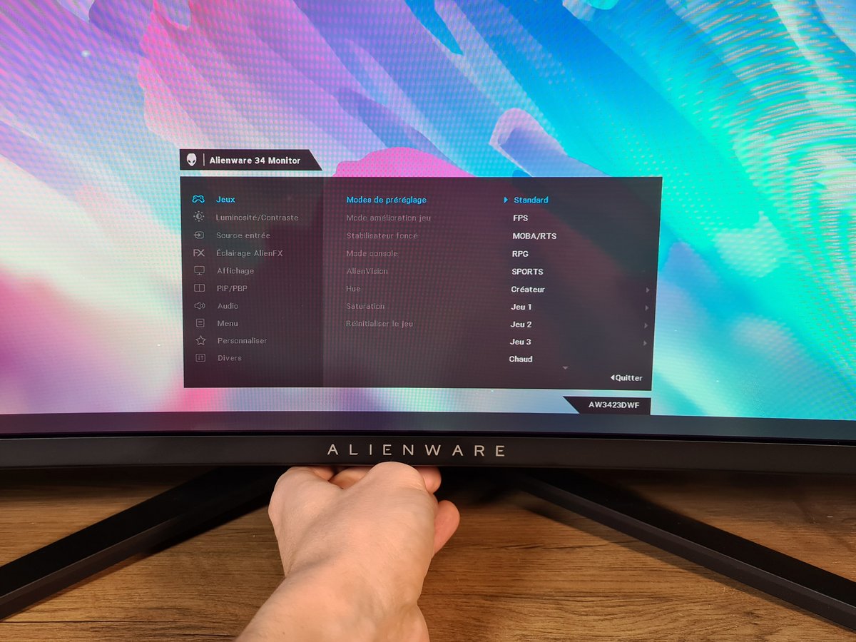 Test Alienware QD-OLED AW3423DWF