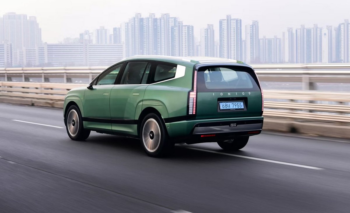 Le SUV Ioniq 9 affiche plus de 5m de longueur. ©Hyundai