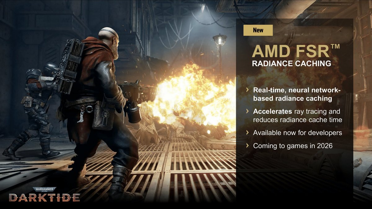 Sur le principe, FSR Radiance caching doit accélérer le rendu ray tracing. ©AMD