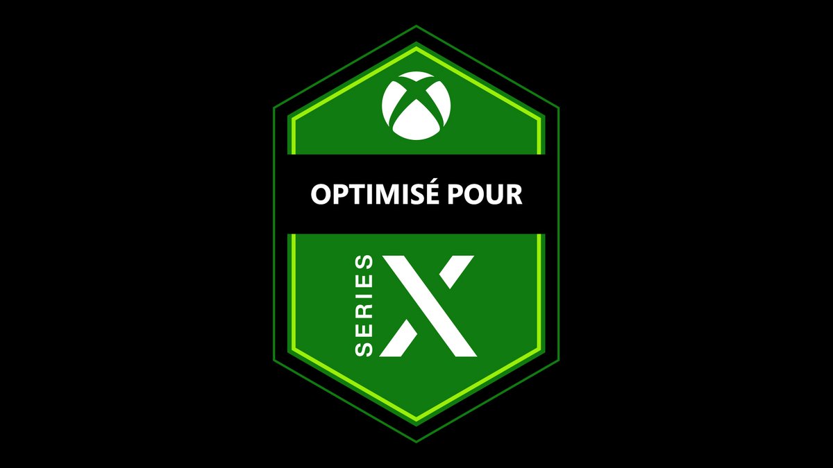 Le label "optimisé pour Series X" © Microsoft