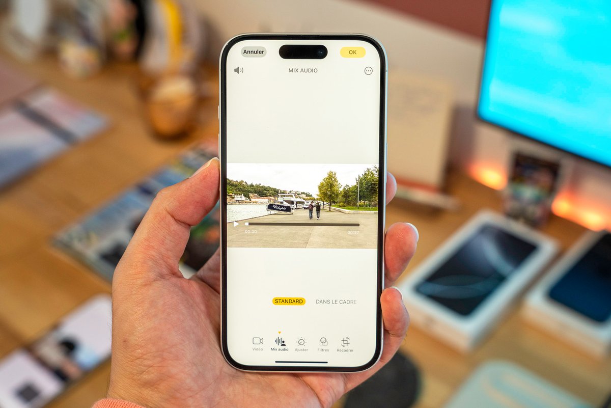 Photo de l'iPhone 16 prise lors de notre test  © Clubic