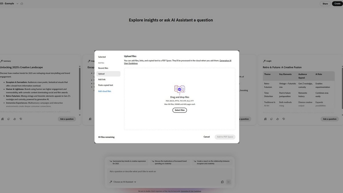 Centralisez, exploitez et partagez tous vos documents en un clic, sans quitter l’application ©Clubic