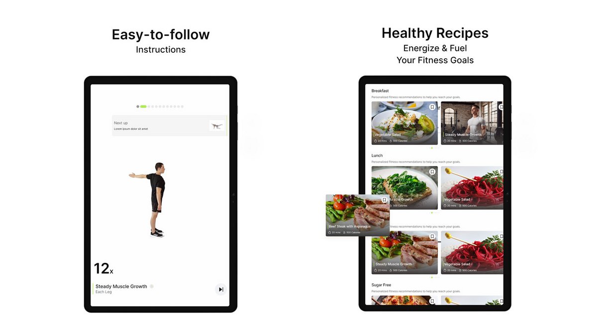 Enfit combine des entraînements guidés faciles à suivre avec des recettes santé personnalisées pour soutenir vos objectifs sportifs et nutritionnels. - © Enfit