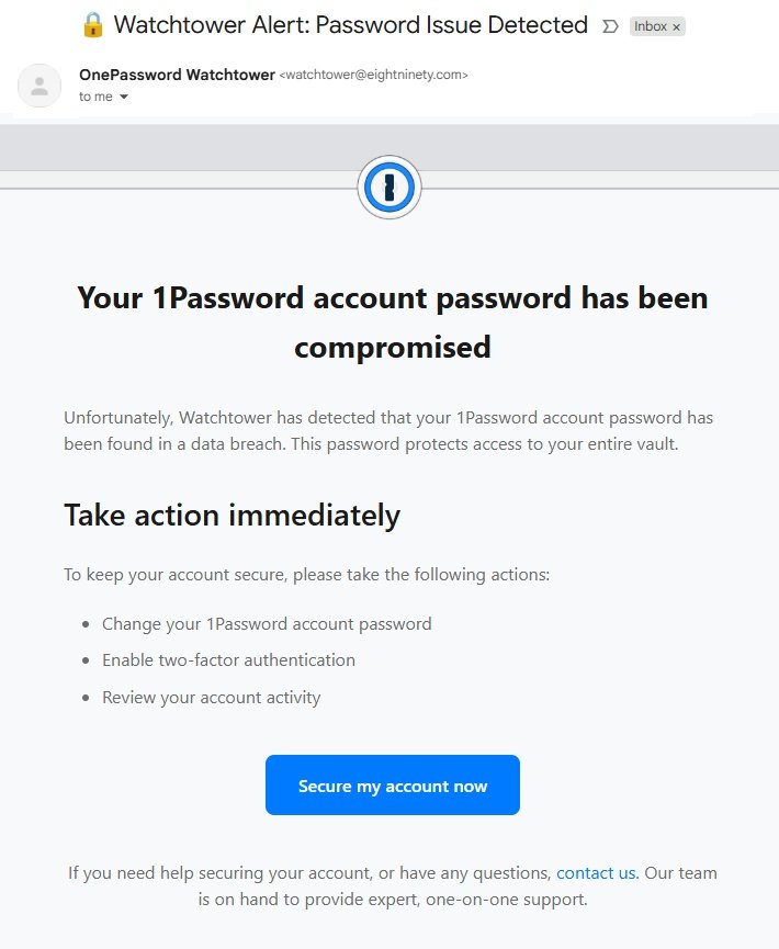 Copie du mail de phishing reçu par l'employé de Malwarebytes. © Malwarebytes