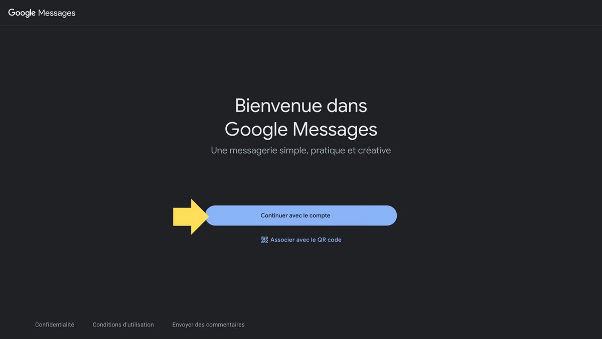 Connectez-vous à votre compte Google. ©Google