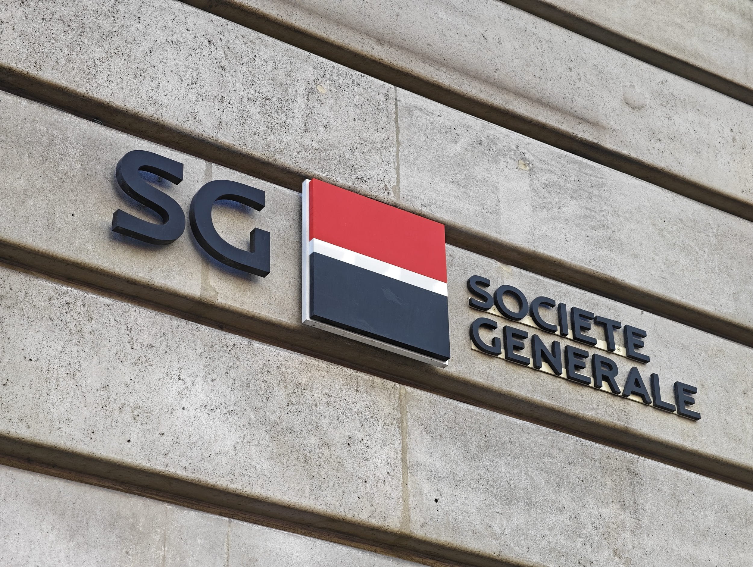 Fin de journée difficile à la Société Générale. © Robert Way / Shutterstock