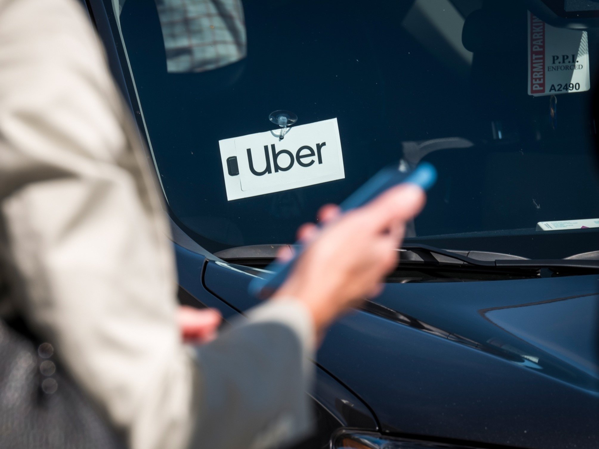 Une voiture Uber © photosince / Shutterstock