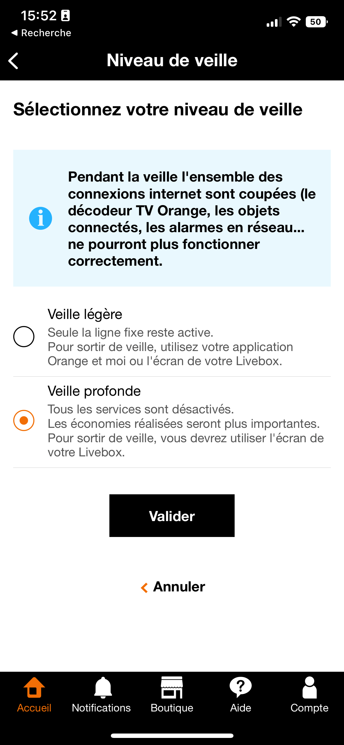 Livebox 6 Veille 2