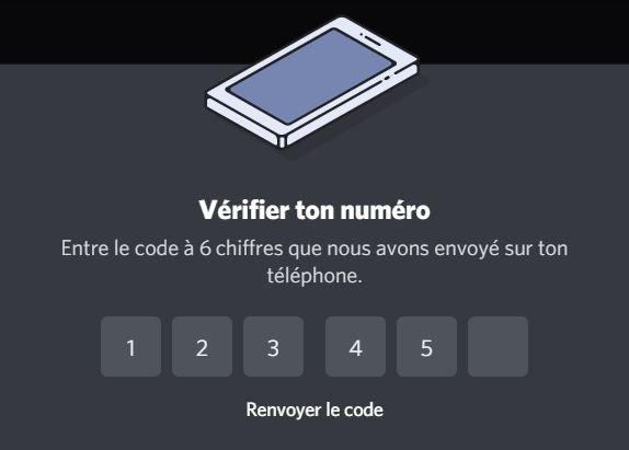 tuto discord deux facteurs sms2