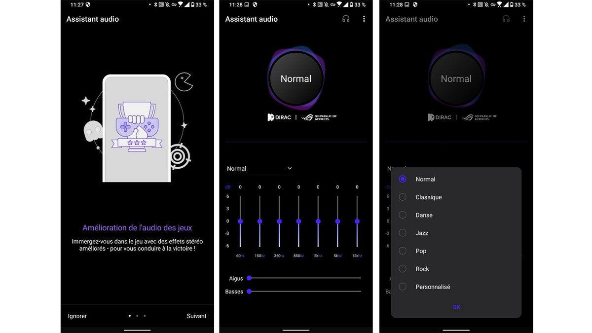 ROG UI offre énormément de paramètres pour personnaliser son expérience audio.