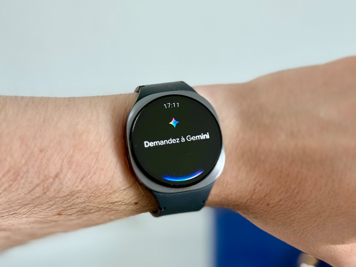 Gemini sur le poignet, une vraie nouveauté majeure pour cette Galaxy Watch 8 © Mathieu Grumiaux pour Clubic.com 