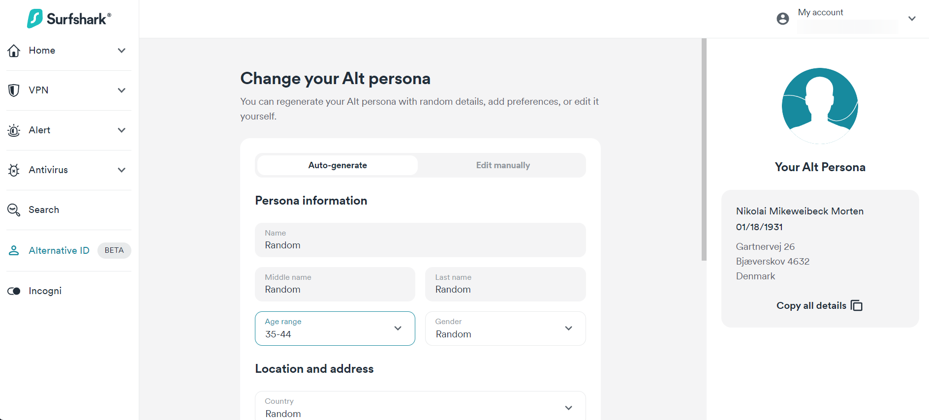 Générez facilement une identité numérique de circonstance avec Alternative ID.