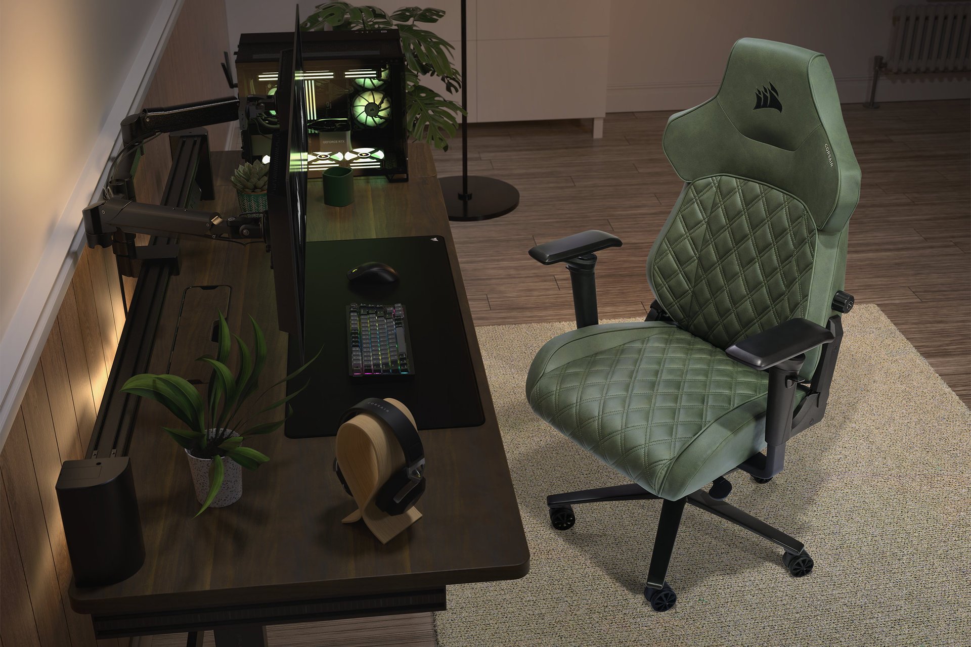 Le TC500 Luxe ici dans son coloris Sherwood © Corsair