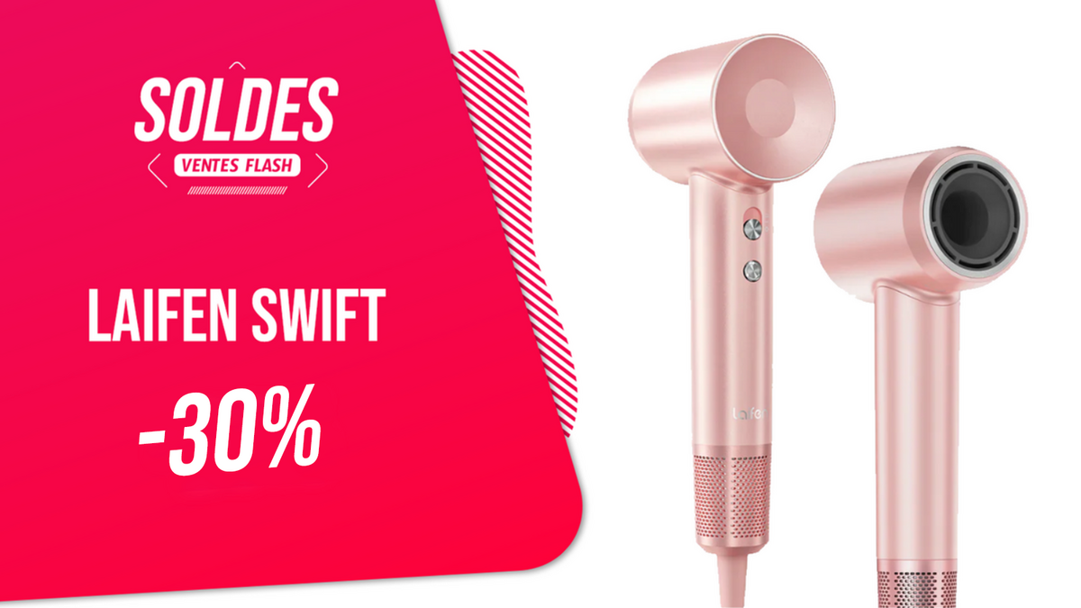 Le sèche-cheveux Laifen Swift est en promo pour les soldes.