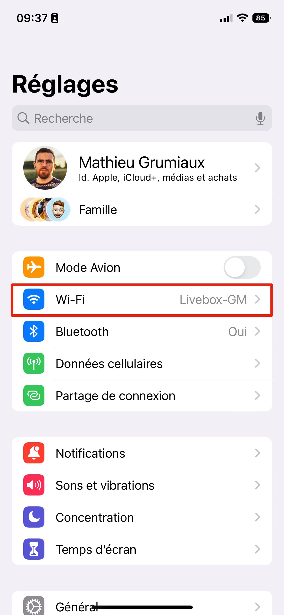 iOS 16 Mot de passe Wi-Fi