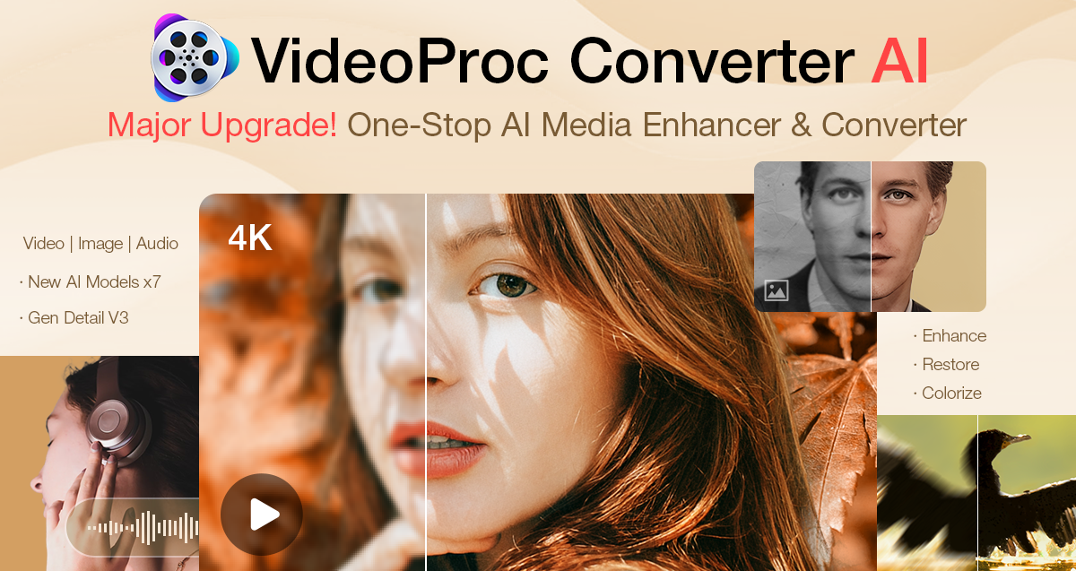 VideoProc Converter AI major update