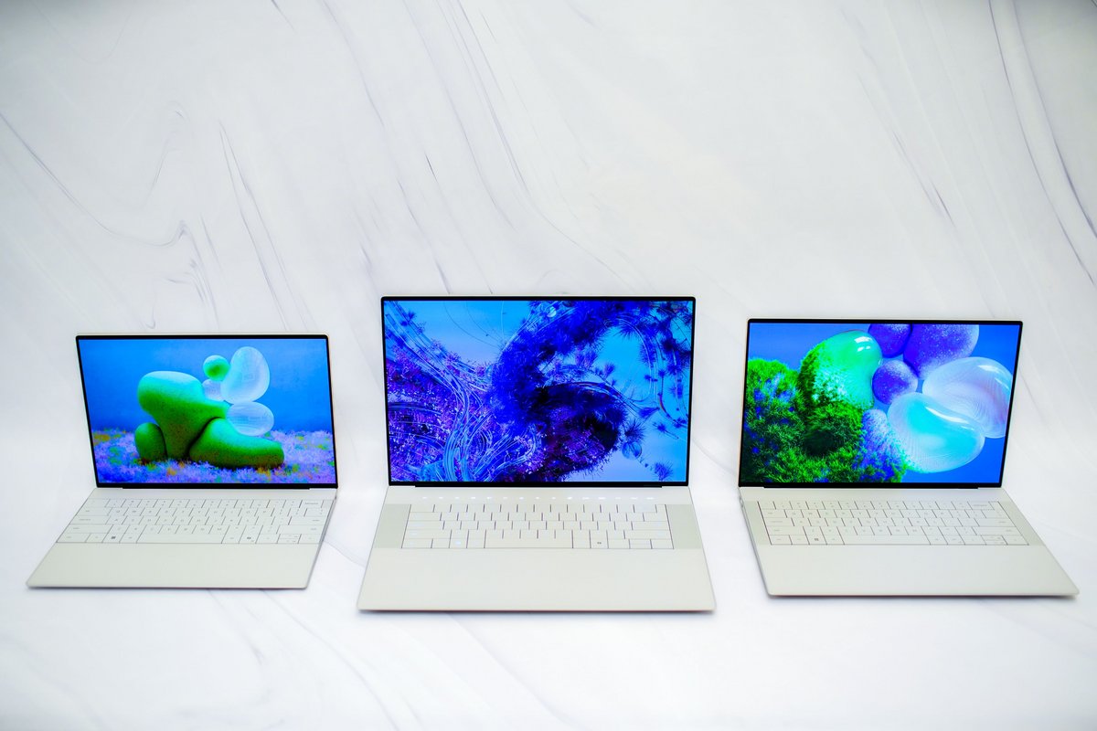 Les nouveaux ordinateurs XPS 13, XPS 14 et XPS 16© Dell